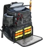 MATEIN Fishing Backpack, Water Resistant Fishing Tackle Box Bag with Rod Holders & Cooler, Gear Gifts for Men - Image 2