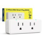 Minoston 800 Series Zwave Dual Outlet Plug, On/Off Z-Wave Repeater Switch with 2 Individual Control Sockets, Hub Required, Z Wave LR Smart Plugs Compatible with SmartThings, Hubitat, Fibaro (MP26Z) - Image 2