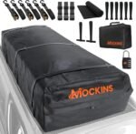 Mockins XXL 50 CuFt Waterproof Rooftop Cargo Bag for Top of Car Storage | 85"x50"x20" All-Weather Soft Shell Vinyl Cargo Roof Bag | Car Top Carrier Without Roof Rack | Roof Rack Bag w/Accessories - Image 2