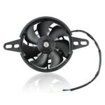 Motorcycle Radiator Cooling Fan, Motorcycle Oil Cooler Water Cooler Electric Cooling Fan for Honda Yamaha Kawasaki Suzuki ATV Motorcycle Dirt Bike Motocross 150-250cc, 4 inch - Image 2