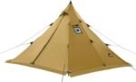 Naturehike Ranch Fire 4 Season Teepee Tent, 2 Person Hot Tent with Stove Jack, Windproof Waterproof Cold Weather Winter Tents for Camping - Image 2