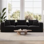 Novilla Modular Sectional Sofa, Modern Cloud Sectional Couch with Smarts Coil™ Support, Upholstered Boneless Couch for Living Room Apartments Bedroom, No Assembly Required (3 Seater) - Image 2