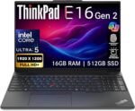 Oemgenuine Lenovo ThinkPad E16 Gen 2, WUXGA 16" Display, Intel Ultra 5-125U, 16GB DDR5 RAM, 512GB NVMe, Fingerprint, Backlit KB, WiFi 6E + BT, RJ-45, FHD Webcam, W11P, Business Laptop - Image 2