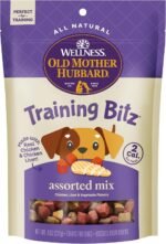 Old Mother Hubbard Wellness Training Bitz Assorted Mix Dog Biscuits, Natural, Training Treats, Three Flavors, Small Size, (8 Ounce Bag) - Image 2