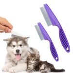 Pet Hair Comb, 2025 New Multifunctional Pet Grooming Brush Pet Hair Comb Tear Stain Removal, Fine-Tooth Stainless Grooming Massage Comb Stainless for Small Dogs Puppies - Image 2