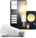 Philips Hue Smart LED A21 Bulb, White Ambiance, E26, 13.5W, Full Spectrum Light 1000K-20000K,1600 Lumens, Dimmable, Works with Alexa, Google Assistant, Apple Home, 1-Pack - Image 2