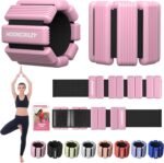 Pilates Wrist Ankle Weights for Women, Wearable Strong Arm & Leg Weights Set of 2(1 lb/2.2 lbs Each), Adjustable Ankle Weights for Walking, Yoga, Dance, Barre, Gym - Image 2