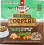 Primal Dog Food Toppers & Cat Food Toppers, Cupboard Cuts, Grain Free Meal Mixers with Probiotics, Raw Freeze Dried Dog Treats & Cat Treats, Great for Training (Chicken, 3.5 oz) - Image 2