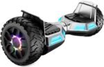 SISIGAD Hoverboard, All Terrain Hoverboards, 8.5'' Two Wheel Self Balancing Scooter with Bluetooth Speaker, Off Road Hoverboard with LED Lights, Music Hoverboards - Image 2