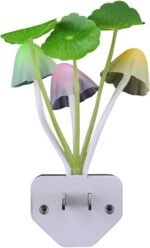 Sensor Led Night Light, Color Changing Plug-in LED Mushroom Dream Bed Lamp - Image 2