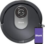 Shark AI Robot Vacuum, Smart Mapping|Scheduling|Pet Hair Pick Up|Logical Navigation, Black/Silver (RV2001), Carpet - Image 2
