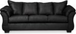 Signature Design by Ashley Darcy Classic Contemporary Sofa, Black - Image 2
