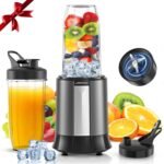 Smoothie Blender, 1300W Personal Blender for Smoothies, Shakes and Nutrient Extractions with 2pcs BPA-Free 27oz Portable To-Go Bottles - Image 2