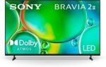 Sony BRAVIA 2 II 55 Inch 4K Ultra HD LED Smart TV with Google TV and Exclusive Features for PlayStation®5 (K-55S20M2), 2025 Model - Image 2