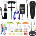 Sosation 134 Pcs Fishing Tool Kit Fishing Gear and Equipment for Men Adults Family Pliers Kit, Hook Remover Tool, Lip Gripper Set, Lures Baits Tackle Accessories Gifts for Christmas - Image 2