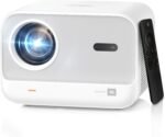 [Sound by JBL & Seamless Autofocus] Yaber 1080P Projector with WiFi 6 and Bluetooth, Portable Outdoor Movie Projector, Home Theater Projector for iPhone/TV Stick/HDMI/USB/Laptop/PS5-White - Image 2