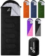 Sportneer Sleeping Bag, 3 Seasons Warm Cold Weather Sleeping Bags for Adults Kids Boys Girls with Compression Sack- Lightweight Camping Essentials Gear Accessories, Backpacking, Hiking - Image 2