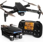 TD31LCD Drone with Camera for Adults, Drones with LCD Screen Remote Control, Real-time Transmission, Brushless Motor, Fine Tuning Function, Headless Mode, Foldable Drone for Beginners - Image 2