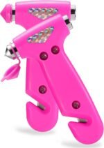 THINKWORK Car Safety Hammer for Teen Girl and Lady's Gifts, 2 Pack Three-in-One Emergency Escape Tool with Window Breaker and Seat Belt Cutter, Safety Emergency Car Escape Tool for Family, Children - Image 2