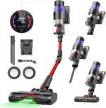 Ultenic Cordless Vacuum Cleaner, 550W/50Kpa, 60Mins Runtime, 180°Bendable Wand, Anti-Tangle Brush, Stick Vacuum Cordless with Charging Dock, Handheld Vacuum for Pet Hair/Carpet/Floor/Car, U16 Flex - Image 2