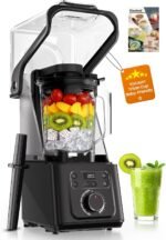Vacuum Blender, 35000RPM Commercial & Household Professional Blender for Smoothies, 56oz Tritan Cup, Nut Milk, Fresh Juice, Baby Food, Protein Shakes, with Self Clean, Dishwasher Safe, Quiet Shield - Image 2