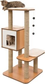 Vesper Cat Tree, High Base, Walnut, 52045 - Image 2