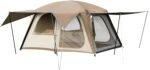 Vidalido 4-6 Person Camping Tent with 3 Door 2 Room Large Family Cabin Tents, Double Layer Waterproof Portable Glamping Tent, Big Tents for Outdoor Camping Hiking and Backpacking - Image 2