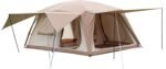 Vidalido 8-10 Person Camping Tent with 3 Door 2 Room Large Family Cabin Tents, Double Layer Waterproof Portable Glamping Tent, Big Tents for Outdoor Picnic Camping Hiking and Family Gathering - Image 2