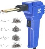 WEP 960-V Plastic Welder Kit 110V with LED Lights with 200 Hot Staples and Pliers for Car Bumper Plastic Welding, Plastic Gas Tank Repair, a Great Automotive Tools for Mechanics - Image 2