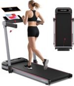 Walden Sports Folding Electric Treadmill with Handle - Portable Running Machine LCD Screen - 6.2mp/h Adjustable Speed - Image 2