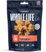 Whole Life Cat Just One Salmon Freeze Dried Cat Treats - Human Grade High Protein Food, Healthy Training Snacks, Freeze Dried Salmon Food Toppers, USA Made Natural Treats - 2.5 oz (Pack of 1) - Image 2