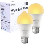 Wyze Bulb White, 800 Lumen, 90+CRI WiFi Tunable-White A19 Smart Light Bulb, Compatible with Alexa and Google Assistant, Two-Pack - Image 2