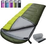 XL 10 Degree Sleeping Bags Waterproof for Adults 350GSM Machine Washable with Compression Sack for 3-4 Season Camping Outdoor - Image 2