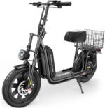 iScooter F7 Electric Scooter Adults, 1000W Powerful Motor, 28 MPH Top Speed & 45 Miles Range, 16'' Fat Tire Scooter for Adults, Detachable Seat & Adjustable Handlebar & APP Electric Scooter with Seat - Image 2