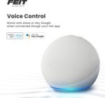 Feit Electric Smart ST21 Light Bulb, 60W Eq, Dimmable, Spiral Filament Edison Style. WiFi Enabled, Works with Alexa/Google Home, Millions of Colors, 15,000-Hr. Lifetime, ST2160RGBWFILAG/RP/3, 3 Pack - Image 6