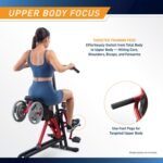 Marcy Easy Rider - Full-Body Exercise Workout Rowing Squat Machine, Free-Weight Resistance, Includes Performance Monitor for Compact Home Gym JX-1057 - Image 5