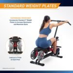 Marcy Easy Rider - Full-Body Exercise Workout Rowing Squat Machine, Free-Weight Resistance, Includes Performance Monitor for Compact Home Gym JX-1057 - Image 6