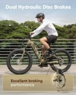 PUCKIPUPPY Boxer Electric Bike for Adults 960W, 48V 20AH Battery Ebike, Full Suspension 26" Fat Tire E Bike, 28MPH 80Miles Range Mountain Electric Bicycle, 7 Speed Hydraulic Disc Brakes - Image 5