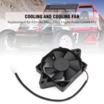 Motorcycle Electric Cooling Fan, 12V DC Electric Cooling Thermal Fan, Replacement for 4 Stroke 200cc 250cc Engine Water Cooled ATV Go Kart Quad Dune Buggy UTV Dirt Bikes - Image 8