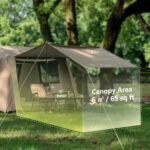 BISINNA 4 Person Camping Tent Family Cabin Tents with Full Rainfly Waterproof Large Double Layer Glamping Tent for Car Camping Outdoor Picinic - Image 4