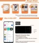 Veterinary Pulse Oximeter for Dogs Cats,Bluetooth Pet Heart Rate Monitor, Veterinarian Blood Oxygen Saturation and Pulse Rate Spo2 Monitor,Clinic or Pre-Vet Student Tools - Image 3