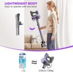 Cordless Vacuum Cleaner for Home, Lightweight Stick Vacuum Cordless Rechargeable with Power Suction 35 Mins Runtime, Cordless Vacuum for Hardwood Floor Pet Hair, Carpets - Image 3