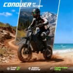 H3 Electric Dirt Bike for Teens and Adults, 3500W Electric Motorcycle, Up to 40MPH / 45° Slope / 45 Miles Range, 14"/12" Fat Tire E Dirt Bike with Nitrogen Suspension Fit Age 13+ - Image 6