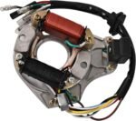 Complete Electrics Wiring Harness Stator Coil CDI Switch lock Ignition Switch Solenoid Relay Spark Plug for 4 Stroke ATV 50cc 70cc 110cc 125cc Pit Quad Dirt Bike Go Kart - Image 5