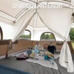 PORTAL 8 Person Tents for Camping, Easy Setup Cabin Tent with Large Porch, 2 Room, Waterproof Family Camping Tent for Outdoor Camping, Patio - Image 4
