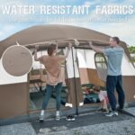 PORTAL 8 Person Tents for Camping, Easy Setup Cabin Tent with Large Porch, 2 Room, Waterproof Family Camping Tent for Outdoor Camping, Patio - Image 7