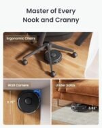 SwitchBot K11+ Robot Vacuum & Mop with Matter, 6000Pa Suction, 90-Day Hands-Free Self-Emptying, LDS Navigation, 3.6″ Ultra-Slim, Anti-Tangle for Pet Hair, Works with Alexa, Google Home, Apple Home - Image 3