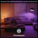 Philips Hue Smart LED A19 Bulb 1-Pack, White & Color Ambiance, E26 Base, 7.2W, Full Spectrum Light 1000K-20000K, 810 Lumens, Dimmable, Works with Alexa, Google, & Apple Home - Image 6