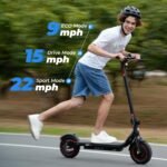 Electric Scooter, 500W/750W/1000W Motor, 22/25/28 MPH Top Speed & 23/28 Miles Range, 9.3"/10" Tires, Foldable Commuter Scooter for Adults and Big Kids with Dual Braking and Cruise Control, APP - Image 5