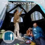 TIMBER RIDGE 5-6 Person Blackout Camping Tent, 60s Easy Setup Instant Cabin Tent for Family with Rainfly, Water-Resistant, 9' x 9' x 72" for Outdoor Adventures Gatherings - Image 5